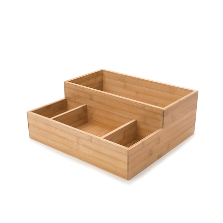 Rosseto Serving Solutions Large Bamboo Condiment Tray, 1 EA BD109